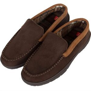 Hanes  ComfortSoft Knit Venetian Indoor/Outdoor Moccasin Slipper men small